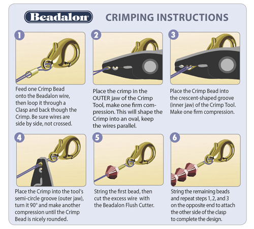 How to Use Crimp Beads - Shape, Tools, Size Chart